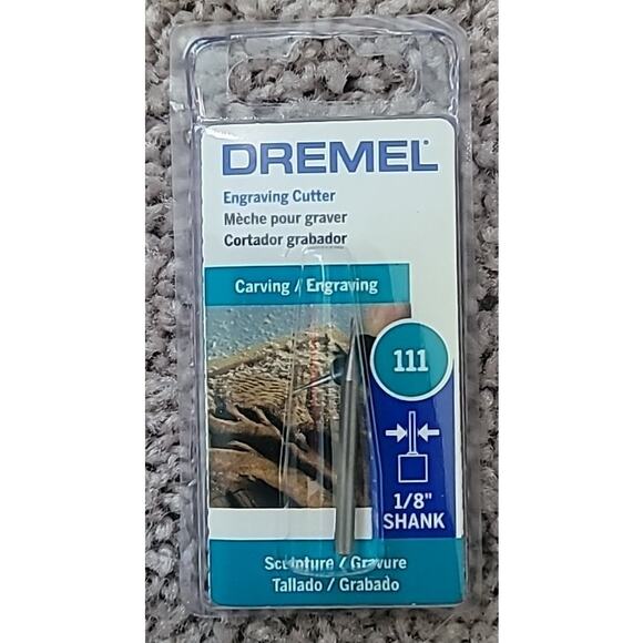 NEW Dremel 111 Engraving Cutter Bit – 1/8" Shank Rotary Tool Accessory - Picture 1 of 2